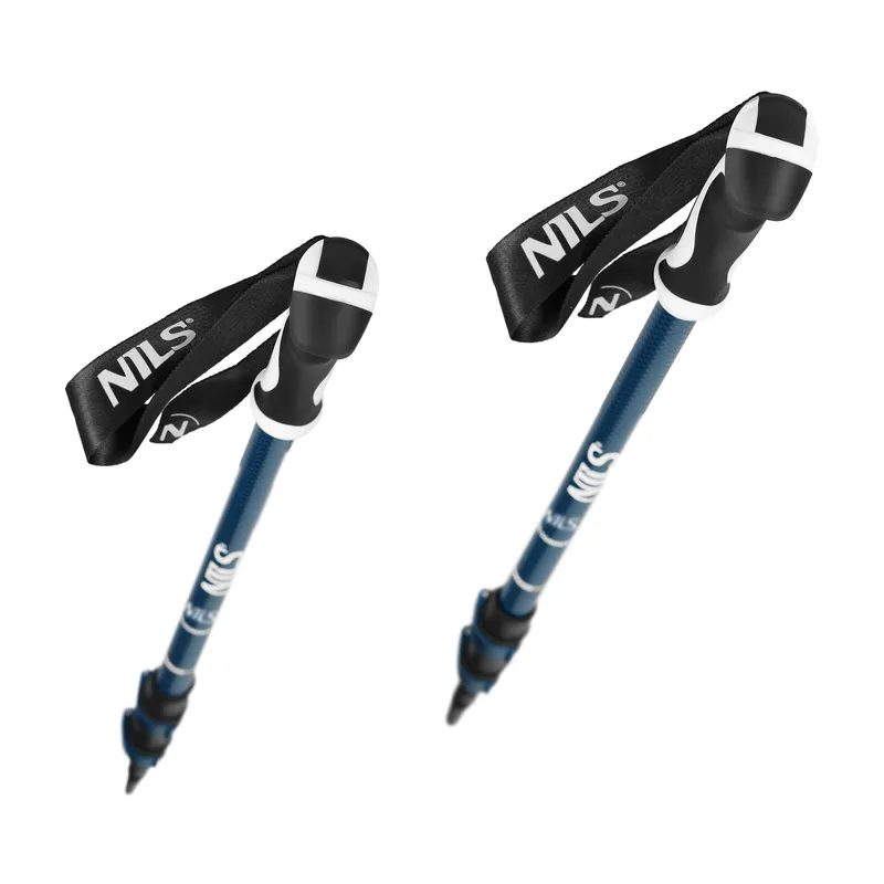 TK8601 Blue Kije Trekkingowe Aluminiowe NILS