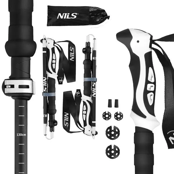 TK8603 Kije Trekkingowe Składane NILS