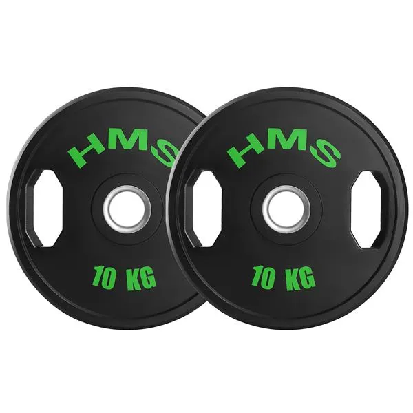 TOG10 2 x 10 kg Talerz Olimpijski Ogumowany 2 x 10 kg Hms