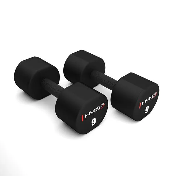 HPT09 2 x 9 kg Hantle Poliuretanowe TPU Hms