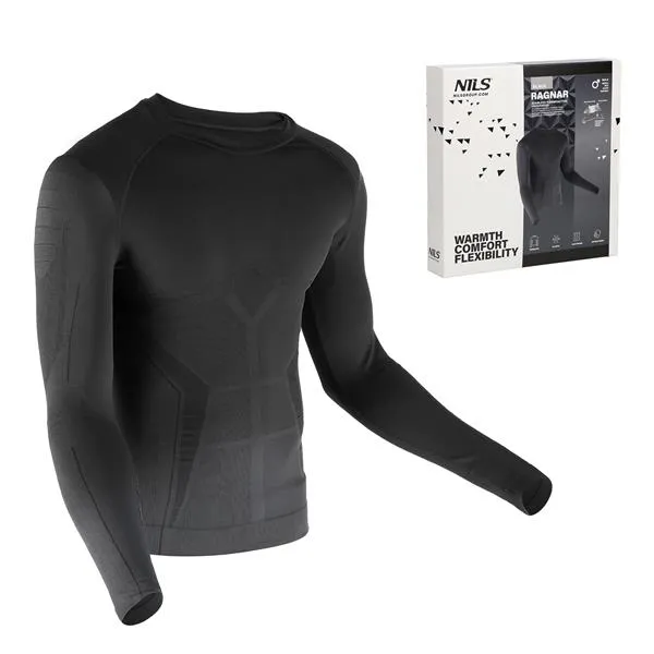 BTK0060 Koszulka Termoaktywna Męska 2XL/3XL Ragnar NILS - Czarna