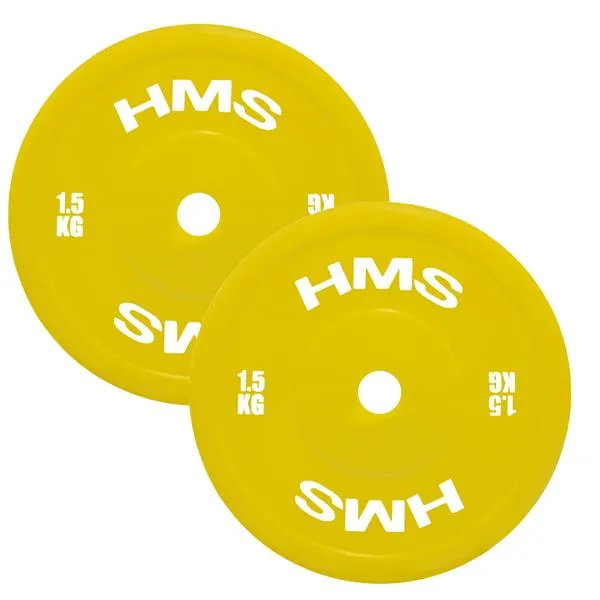 TPP01 Yellow Talerz Olimpijski PE 2 x 1.5 kg Hms