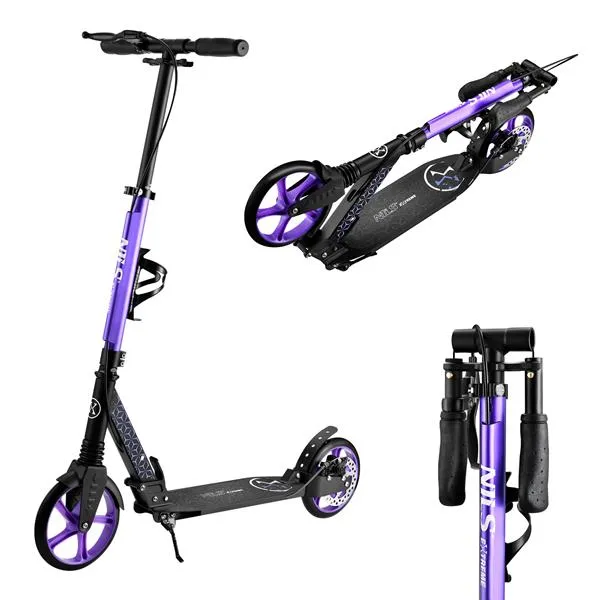 HM124T Violet Hulajnoga Z Hamulcem Tarczowym NILS Extreme