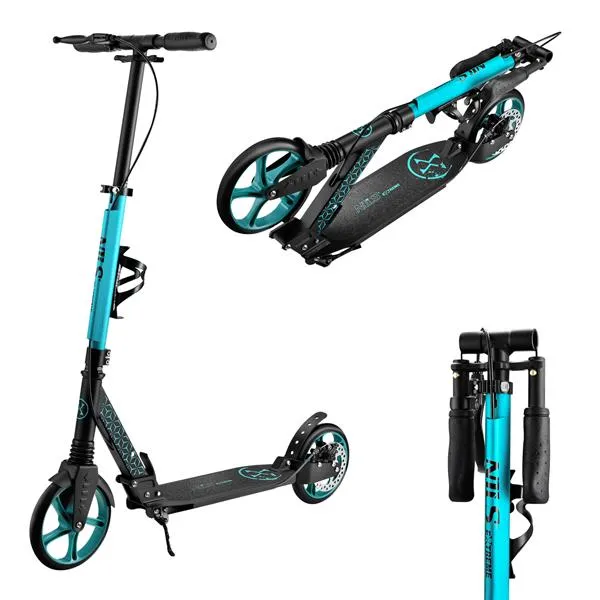 HM124T Turquoise Hulajnoga Z Hamulcem Tarczowym NILS Extreme