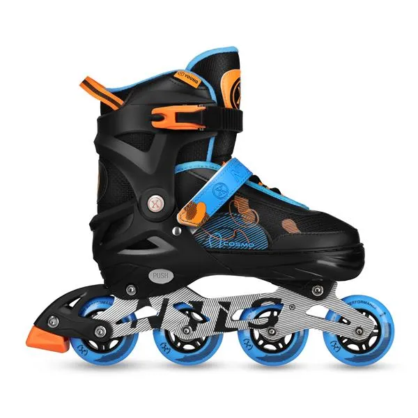 NA13808 Łyżworolki Cosmo Niebieskie Rozm. M(34-37) NILS Extreme