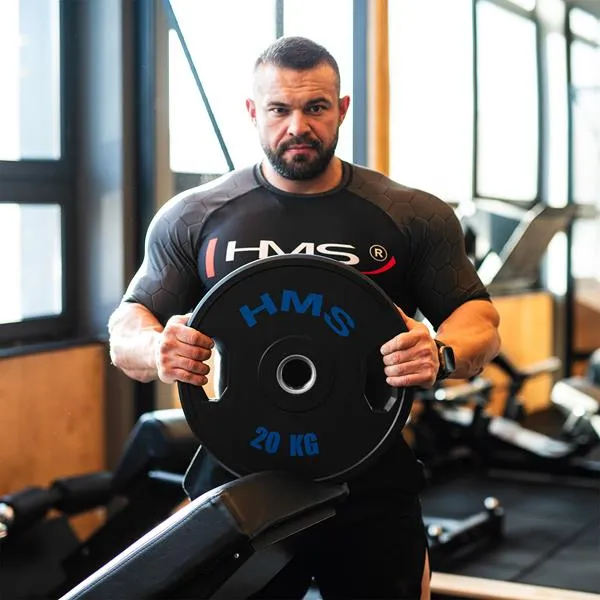TOG20 2 x 20 kg Talerz Olimpijski Ogumowany 2 x 20 kg Hms