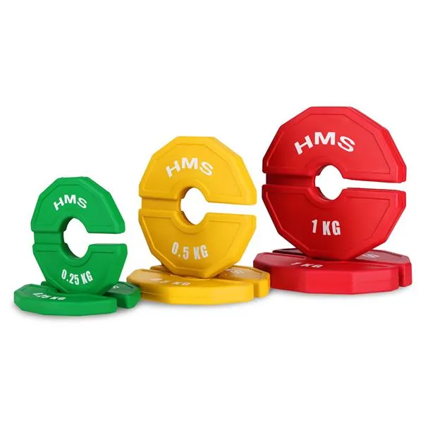TSN100 Talerz Na Sprzęt Do Treningu Siłowego I Fitness Typu Nakładka 2 x 1 kg Hms
