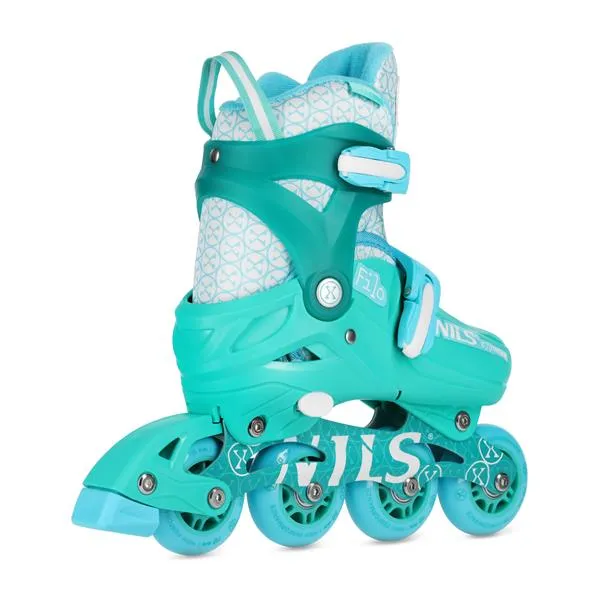 NA13102 Łyżworolki Filo Rozm. M(34-37) NILS Extreme - Zielone