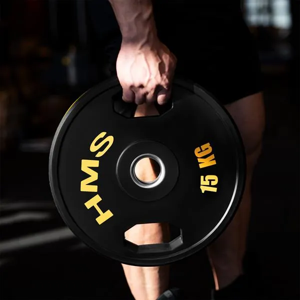 TOG15 2 x 15 kg Talerz Olimpijski Ogumowany 2 x 15 kg Hms