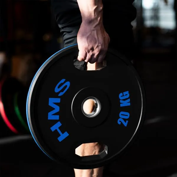 TOG20 2 x 20 kg Talerz Olimpijski Ogumowany 2 x 20 kg Hms