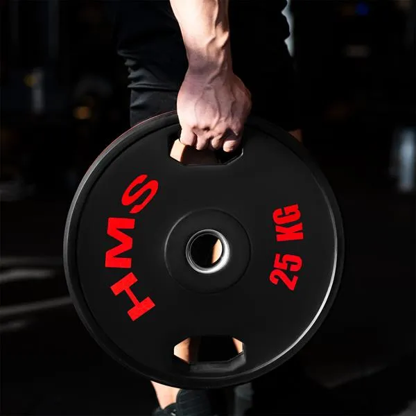 TOG25 2 x 25 kg Talerz Olimpijski Ogumowany 2 x 25 kg Hms
