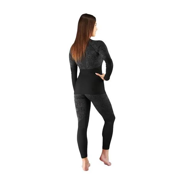 BTS0062 Spodnie Termoaktywne Damskie L/XL Rosa NILS - Czarne
