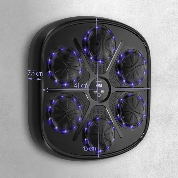 TB03 Elektroniczna Tarcza Bokserska Bluetooth Z Muzyką I Rękawicami Hms