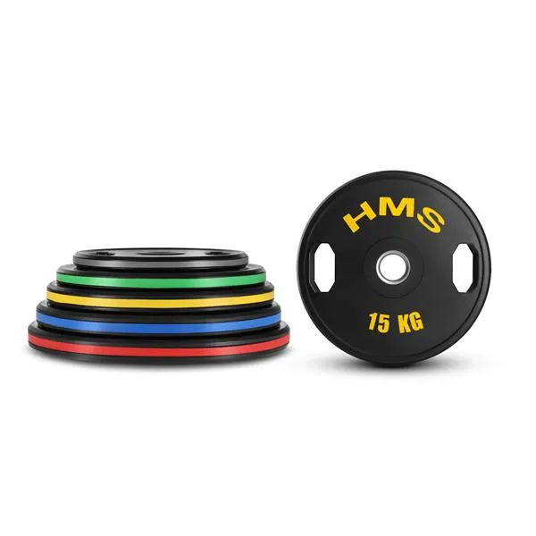 TOG15 2 x 15 kg Talerz Olimpijski Ogumowany 2 x 15 kg Hms
