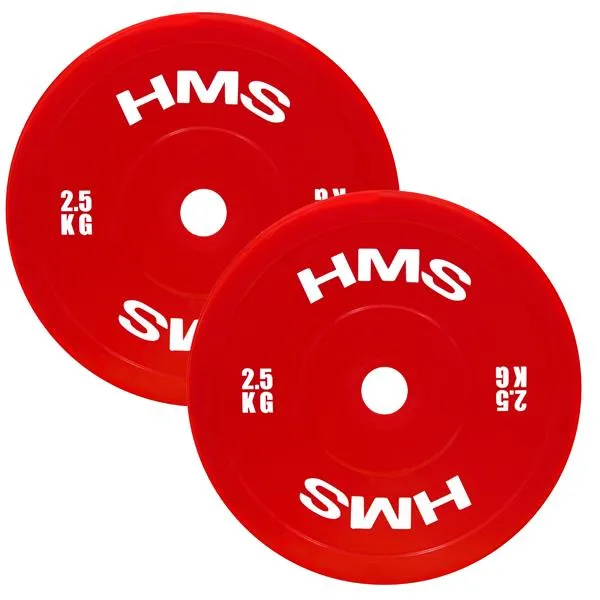 Tpp Zestaw Talerzy Olimpijskich Technicznych PE 2 x 1.5 - 5 kg - 18 kg Hms