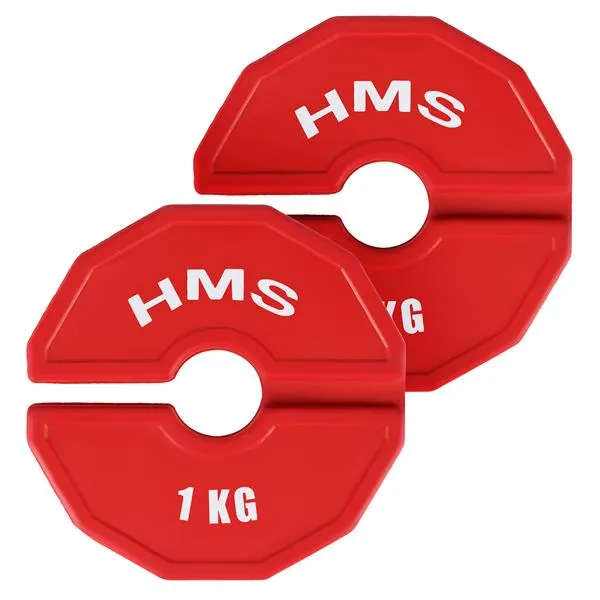 TSN100 Talerz Na Sprzęt Do Treningu Siłowego I Fitness Typu Nakładka 2 x 1 kg Hms
