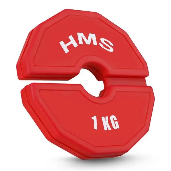 TSN100 Talerz Na Sprzęt Do Treningu Siłowego I Fitness Typu Nakładka 2 x 1 kg Hms