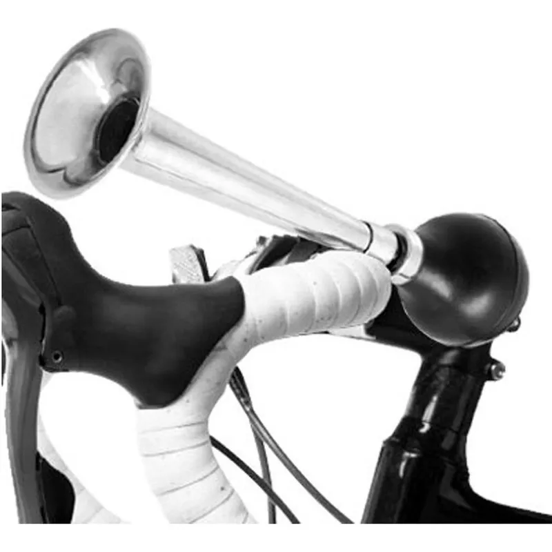 Trąbka Klakson Rowerowy Chrom 21cm Dunlop
