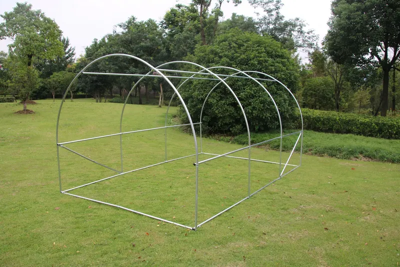 Tunel Foliowy Ogrodowy 10 m² Raven 400 x 250 x 200 cm - Zielony