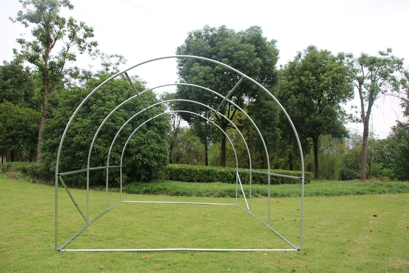 Tunel Foliowy Ogrodowy 10 m² Raven 400 x 250 x 200 cm - Zielony