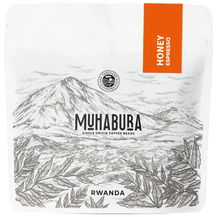 Kawa Ziarnista RWANDA MUHABURA HONEY ESPRESSO 1kg