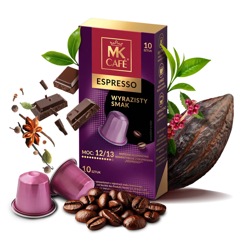 Kapsułki Do Nespresso MK CAFE Espresso 10 Sztuk