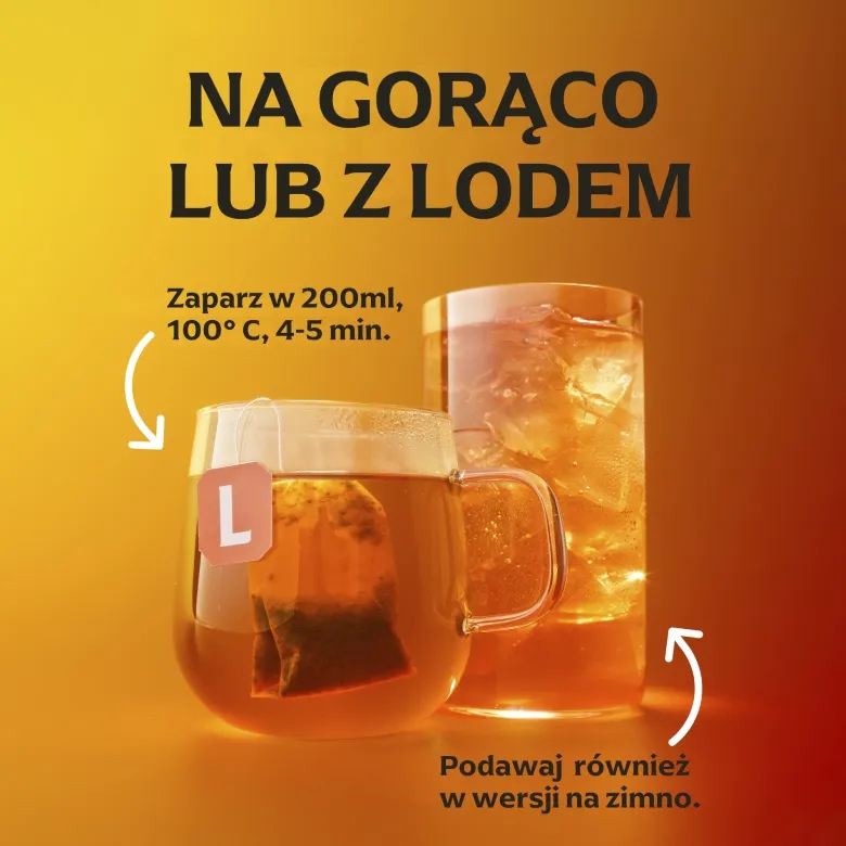 Herbata Owocowa LIPTON Brzoskwinia I Marakuja 20 Torebek