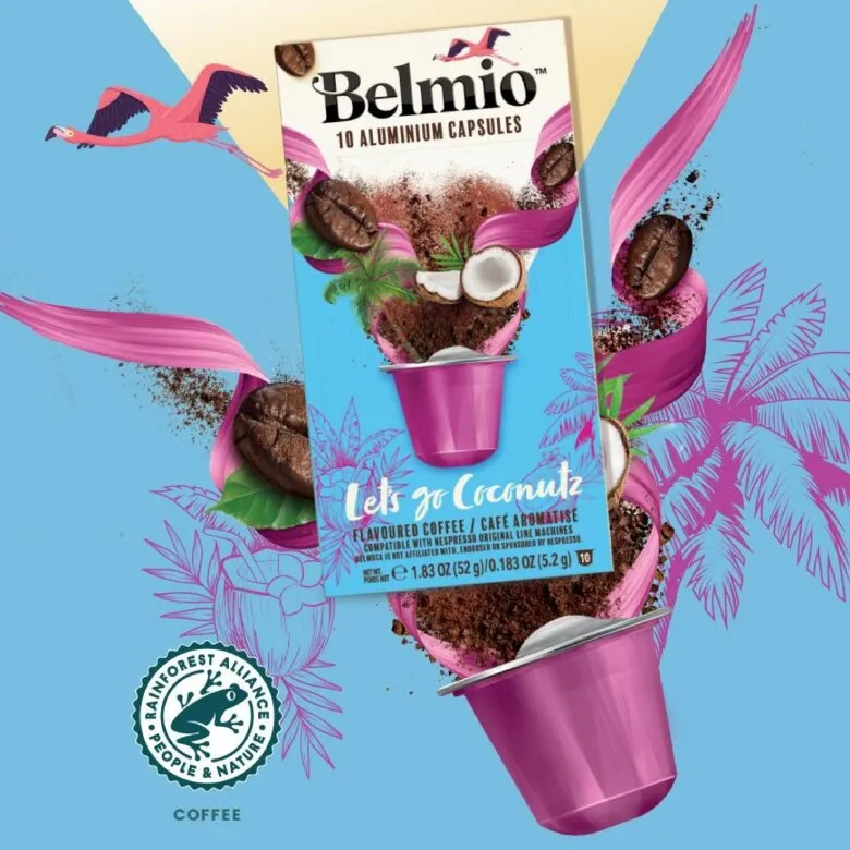 Kapsułki Do Nespresso BELMIO Let's Go Coconutz 10 Sztuk
