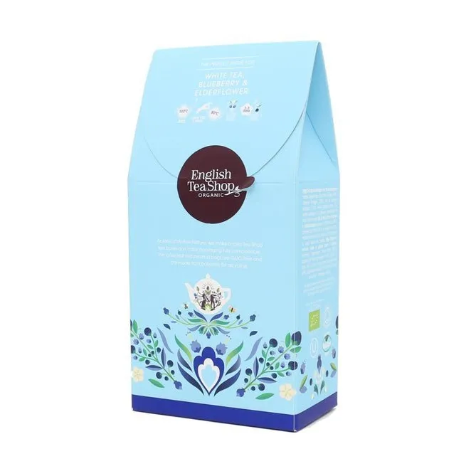 Herbata ENGLISH TEA SHOP White TEA Blueberry & Elderflower 15x2g - Biała