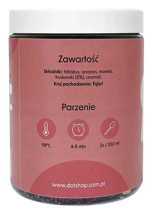Mieszanka Owocowa Dot. Red Strawberry 100g