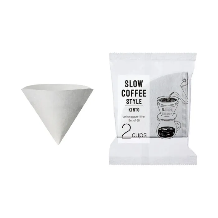 Papierowe Filtry KINTO Slow Coffee Style 2 Filiżanki