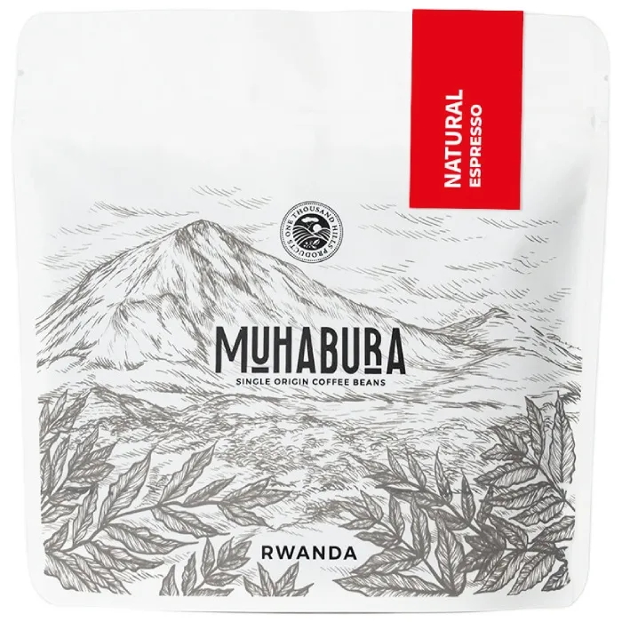 Kawa Ziarnista RWANDA MUHABURA NATURAL ESPRESSO 1kg