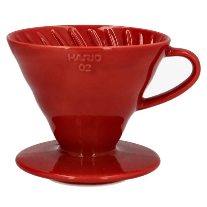 Ceramiczny Drip HARIO V60-02 - Czerwony