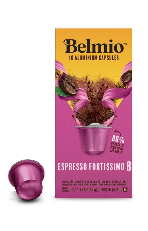 Kapsułki Do Nespresso BELMIO Espresso Fortissimo 10 Sztuk