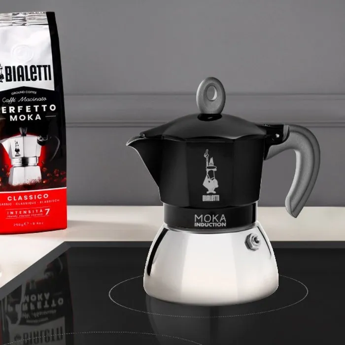 Kawiarka BIALETTI New Moka Induction 4 Filiżanki - Czarna