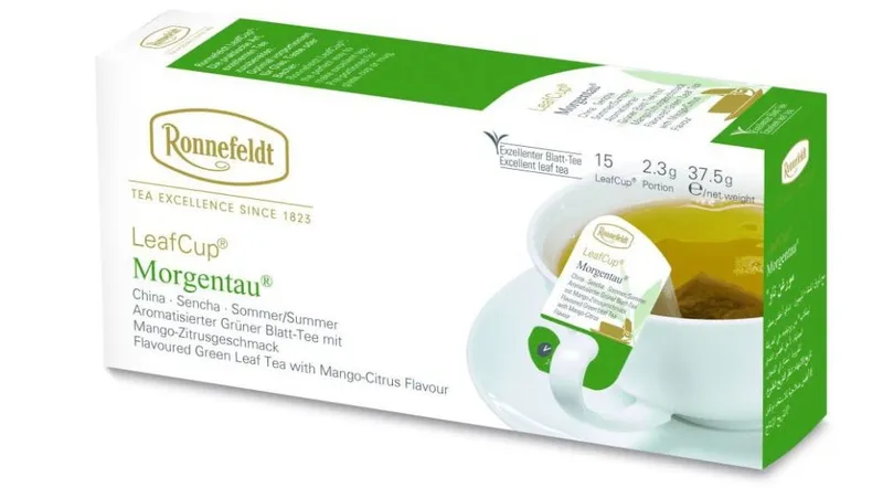 Herbata RONNEFELDT Leaf Cup Morgentau® 15x2,5g - Zielona