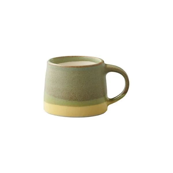 Kubek KINTO Slow Coffee Style S03 110 ml - Zielono-Żółty