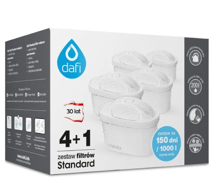 Wkłady Filtrujące DAFI Unimax Standard 5 szt