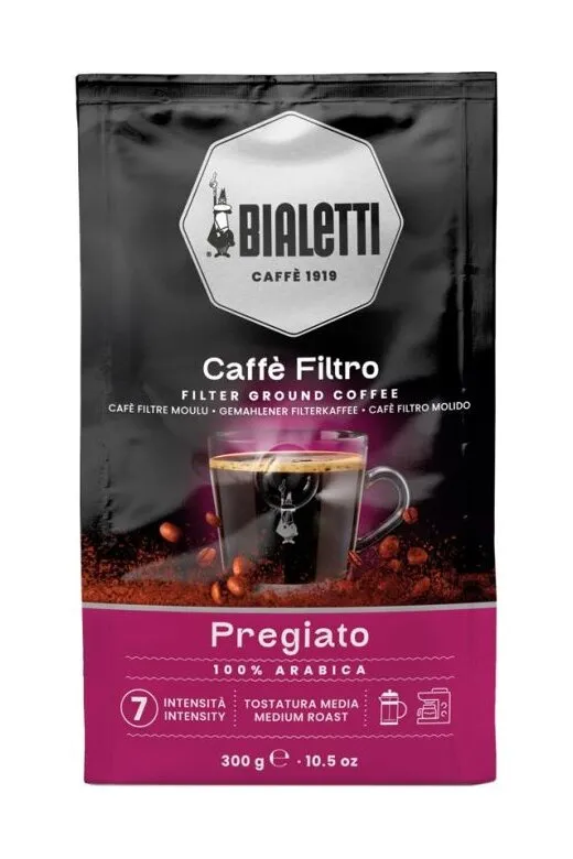 Kawa Mielona BIALETTI Caffe Filtro Pregiato 100% Arabica - 300g