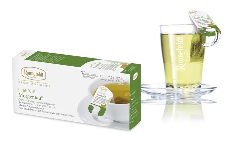 Herbata RONNEFELDT Leaf Cup Morgentau® 15x2,5g - Zielona