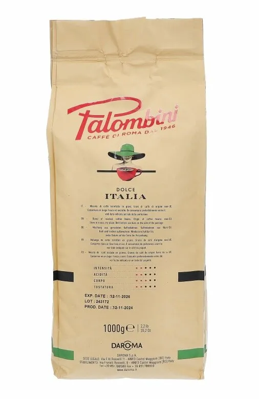 Kawa Ziarnista PALOMBINI Caffe Dolce Italia 1kg
