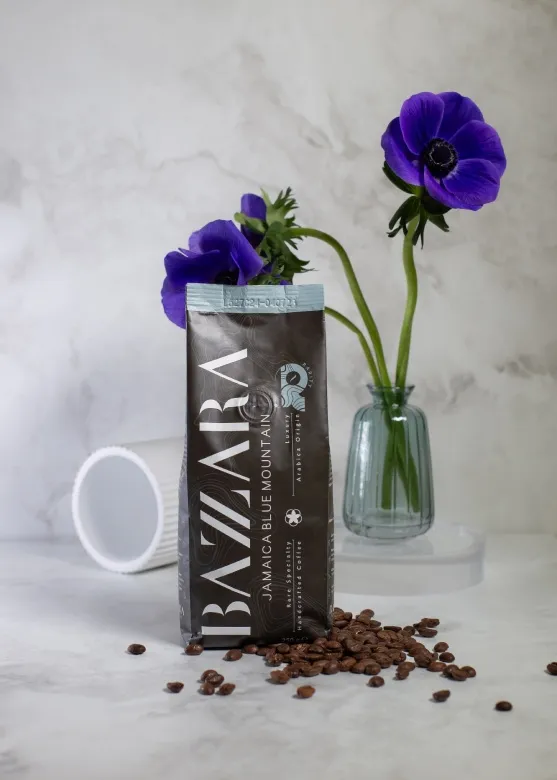 Kawa Ziarnista BAZZARA Rarity Luxury Origin Jamaica Blue Mountain 250g