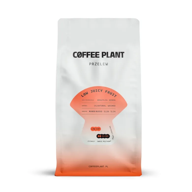 Kawa Ziarnista COFFEE PLANT LOW Juicy Fruit 800g