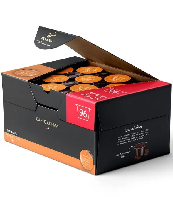 Kapsułki TCHIBO Cafissimo Caffè Crema Rich Aroma 96 Sztuk