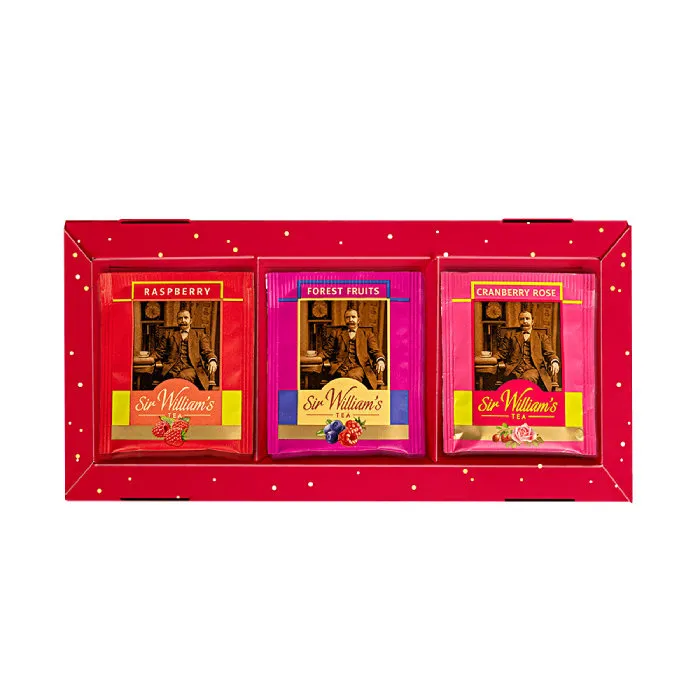 Bombonierka SIR WILLIAM'S Tea - MIX 15 Owocowych Herbat
