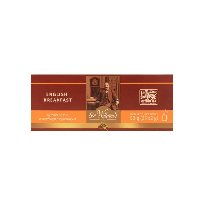 Herbata SIR Williams Tea English Breakfast 25x2g - Czarna