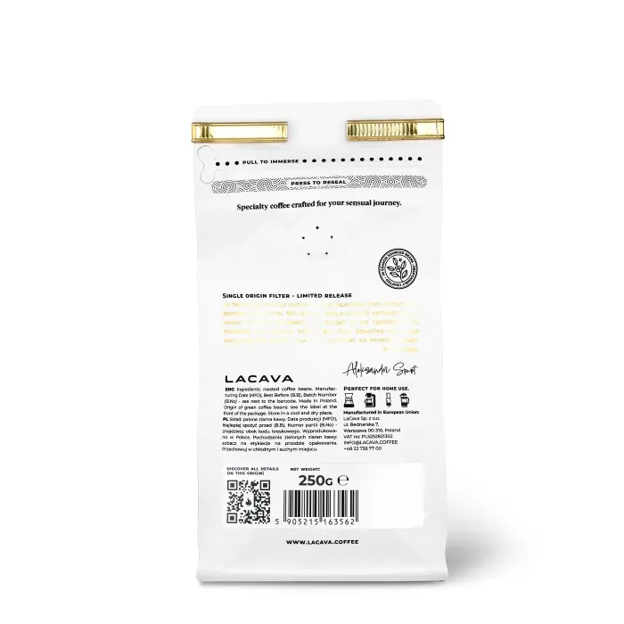 Kawa Ziarnista LACAVA Ethiopia Kelloo Siko 250g