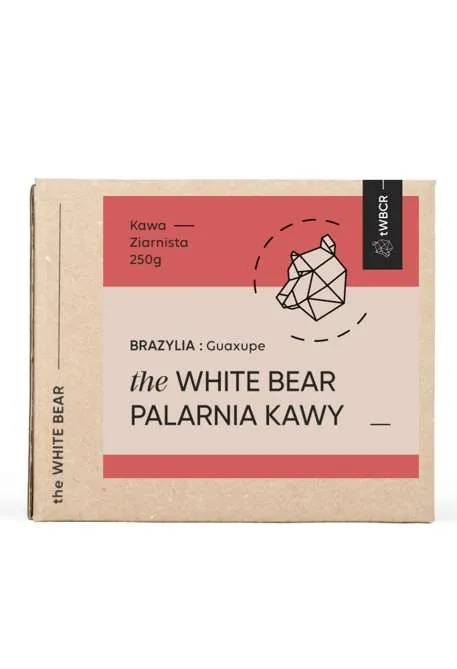 Kawa Ziarnista THE WHITE BEAR Brazylia Guaxupe 250g