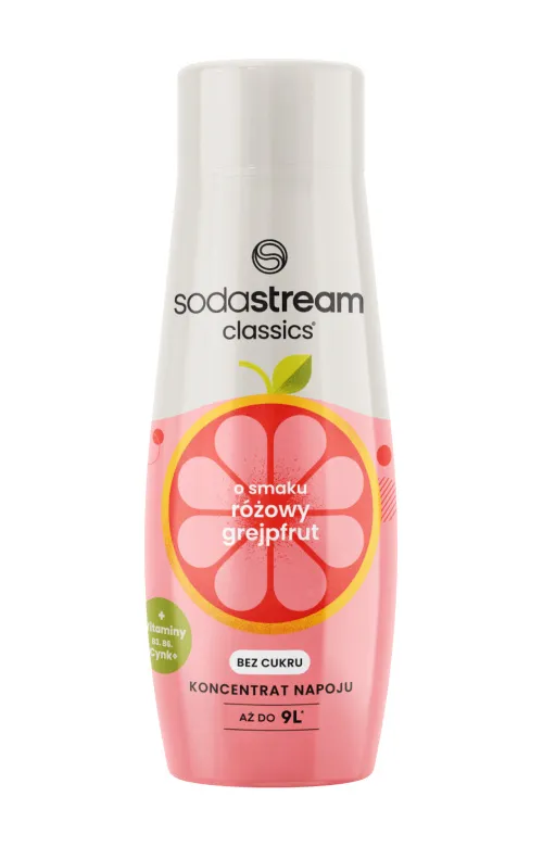 Syrop SODASTREAM Różowy Grejpfrut 440 ml - Bez Cukru