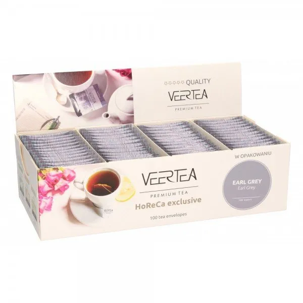 Herbata VEERTEA Earl Grey 100x1,75g - Czarna